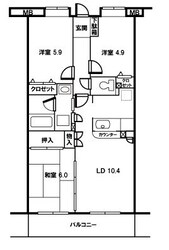 新座四季タウン第2の物件間取画像